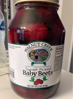 Sweet pickled baby beets