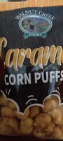 Caramel corn puffs