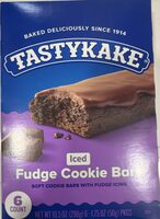 Iced Fudge Cookie Bars