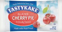 Glazed cherry pie real fruit flavor