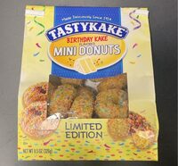 TastyKake birhtday kake mini donuts