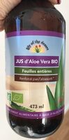 Jus Biologique D' Aloe vera Bio