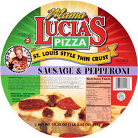 Thin Crust Sausage & Pepperoni Pizza