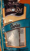 Sliced natural wisconsin swiss cheese