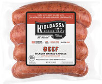 Kiolbassa Beef Hickory Smoked Sausage