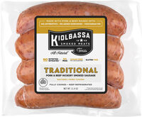 Kiolbassa Traditional Pork & Beef Hickory Smoked Sausage