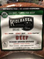 Organic sausage