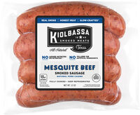 Kiolbassa Beef Mesquite Smoked Sausage