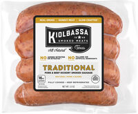 Kiolbassa Traditional Pork & Beef Hickory Smoked Sausage
