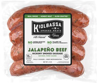 Kiolbassa Jalapeño Beef Hickory Smoked Sausage