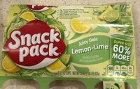 Lemon lime juicy gels