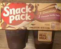 Chocolate, Chocolate Vanilla Swirl Pudding, Chocolate, Chocolate Vanilla Swirl