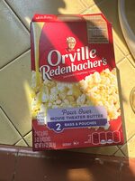 Orville redenbacher pour over movie theater butter popcorn