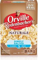 Naturals simply salted popcorn