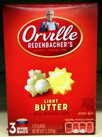 ORVILLE REDENBACHERS Light Butter Popcorn, 8.07 OZ