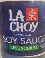 La Choy less sodium soy sauce