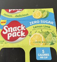 Snack Pack Lemon Lime Juicy Gels