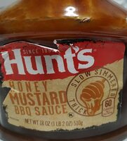 HUNTS BBQ Sauce Honey Mustard, 18 OZ