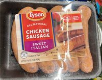 Sweet Italian Chicken Sausage