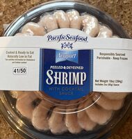 Peeled and deveined shrimp