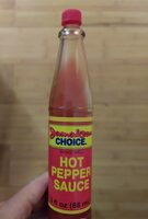 Jamaican choice hot pepper sauce