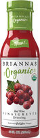 Organic red wine vinaigrette dressing