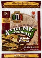 Foods whole wheat flour tortilla wraps