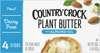 Almond oil plant butter