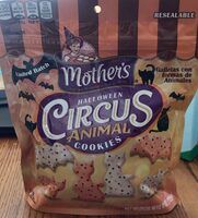 Halloween circus animal cookies
