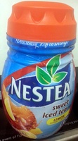 Sweet iced tea mix, lemon