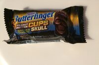 Peanut butter cups skull