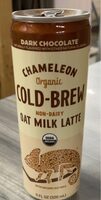 Organic cold-brew non-dairy oatmilk latte