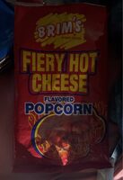 Fiery hot cheese flavored popcorn