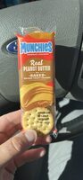 Real Peanut Butter on a Baked Golden Toast Cracker