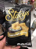 Baked pita chips