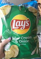 Flavored potato chips