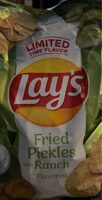 Fried Pickles With Ranch Flavored Potato Chips, Fried Pickles With Ranch