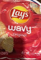 Wavy original potato chips
