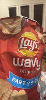 Wavy original potato chips