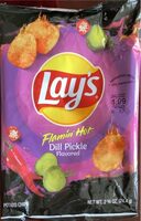 Flamin' Hot Dill Pickle Flavored Potato Chips, Flamin' Hot Dill Pickle