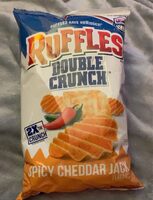 Ruffled Double Crunch Spicy Cheddar Jack Flavored