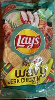 Wavy jerk chicken chips