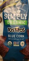 Organic Tostitos Blue Corn Tortilla Chips With Sea Salt