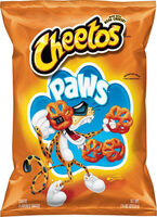 Paws cheese flavored snacks