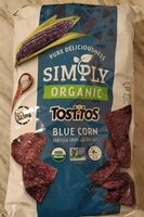 Organic Tostitos Blue Corn Tortilla Chips With Sea Salt