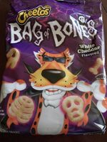 White cheddar flavored Bag of Bones Cheetos