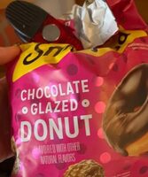 Popcorn (chocolate glazed donut)