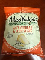 Aged Cheddar & Black Pepper Flavored Tortilla Chips