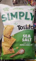 Tostitos Sea Salt Made With Avocado