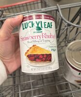 Premium strawberry rhubarb fruit filling & topping